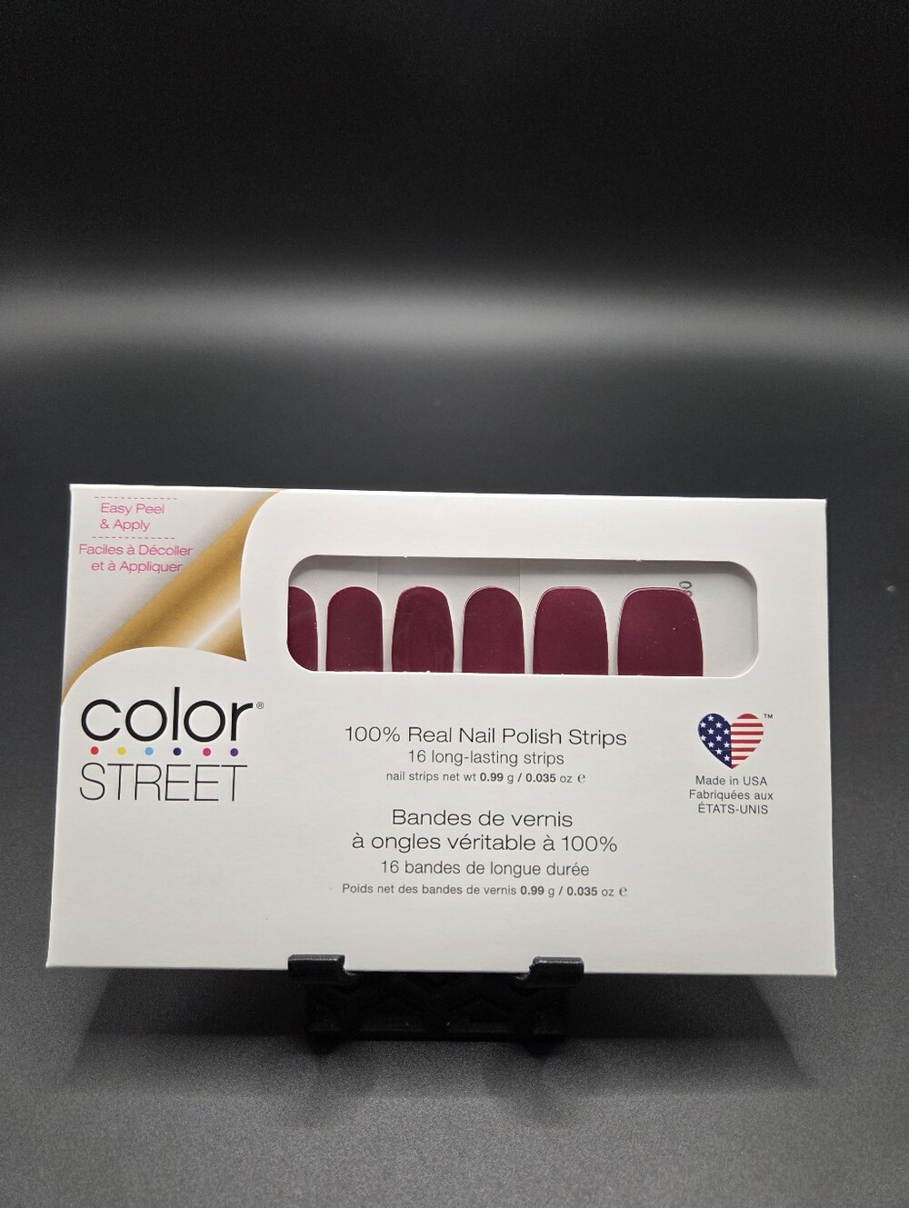 Color Street Nail Polish Strips Brand New Venetian Velvet